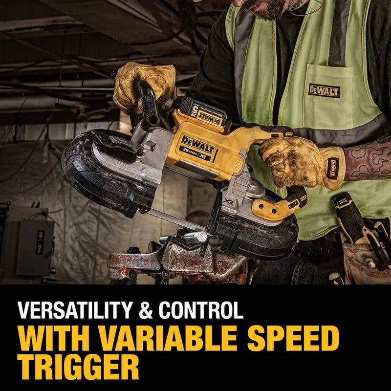 DEWALT 20V MAX XR Cordless Brushless Deep Cut Band Saw (Tool Only) DCS374B