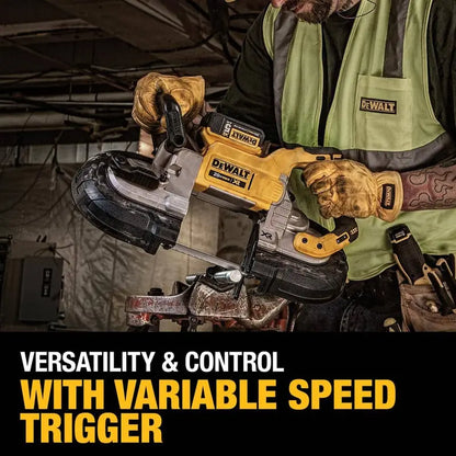 DEWALT 20V MAX XR Cordless Brushless Deep Cut Band Saw (Tool Only) DCS374B