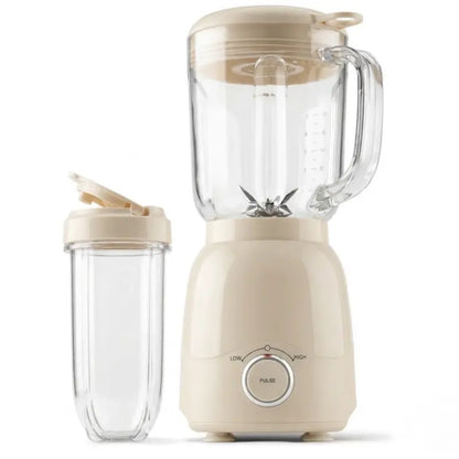 Compact 600W Multi-Function Blender Set  48oz Pitcher + 16oz Travel Cup