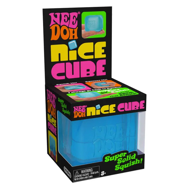 NeeDoh Nice Cube  Classic Solid Squish Toy (Original Version)