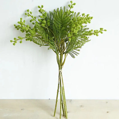Acacia Silk Flower Stem  Delicate Faux Branch for Modern Home & Event Styling