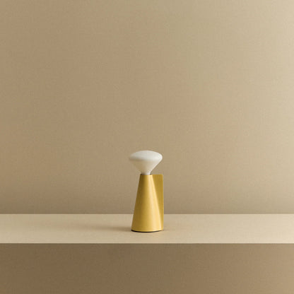 Mantle Portable Lamp in Posset Yellow