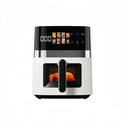 6L Transparent-View Smart Air Fryer  Multifunctional Digital Kitchen Appliance