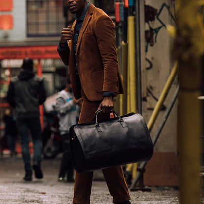 Leather S.C Holdall - Black