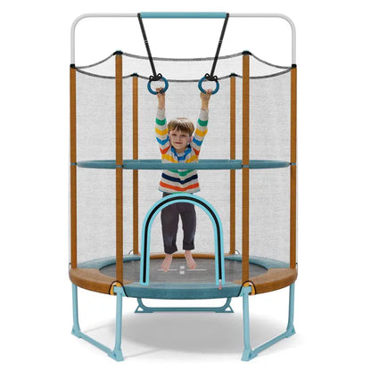 60-Inch Kids’ Trampoline with 3-in-1 Toddler-Safe Configuration
