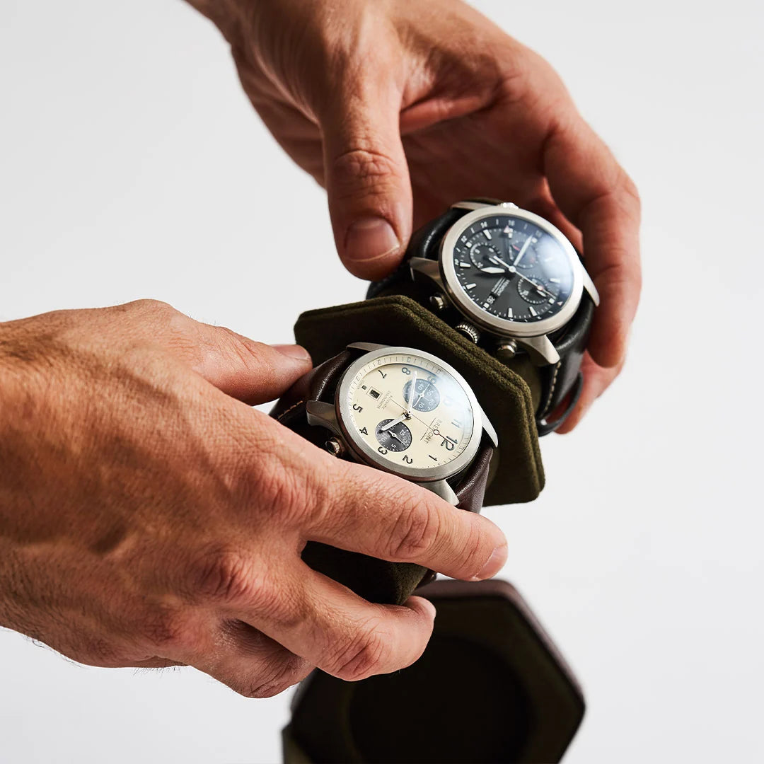 Double Watch Roll - Brown