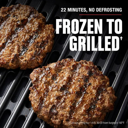 George Foreman Beyond Grill MCAFD800D: 7-in-1 Electric Indoor Grill Featuring Air Fry, Sear, and Smokeless Technology for Versatile Home Cooking
