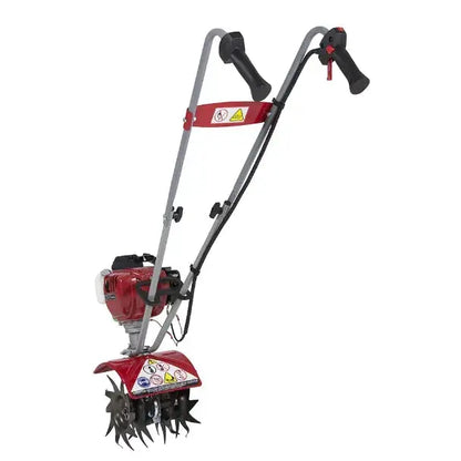 25cc Front-Tine Mini Cultivator  9-Inch Forward-Rotating Tiller for Small Gardens
