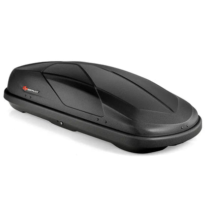 Heavy-Duty Waterproof Rooftop Cargo Box  15 Cu. Ft. Aerodynamic Roof Mount Carrier for SUVs & Cars