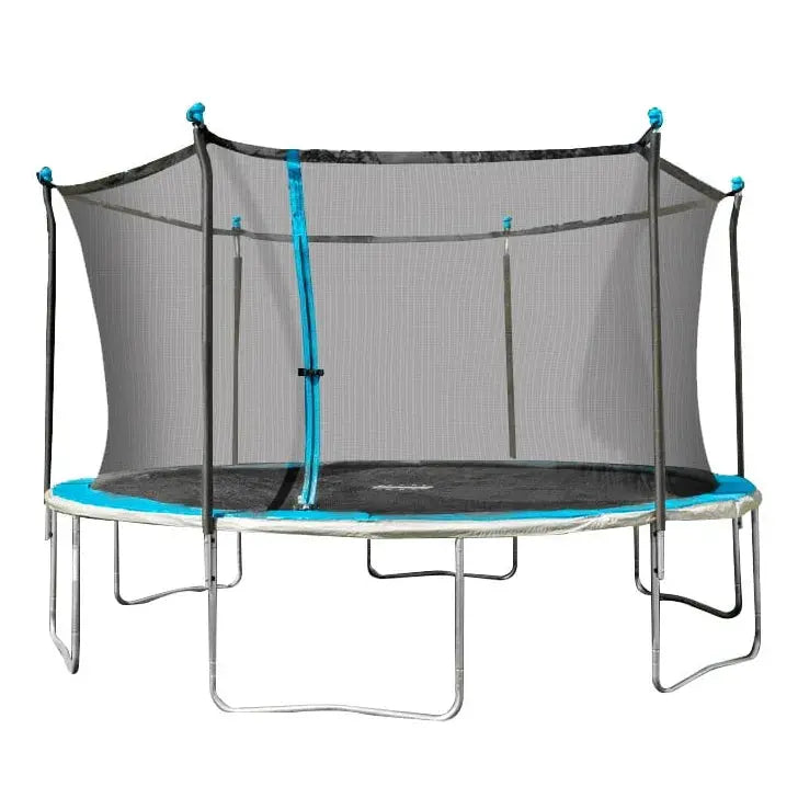 Bounce Pro 14-Foot Trampoline with Flash Lite Zone  LED-Illuminated Jumping Surface & Safety Enclosure
