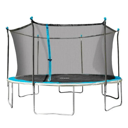 Bounce Pro 14-Foot Trampoline with Flash Lite Zone  LED-Illuminated Jumping Surface & Safety Enclosure