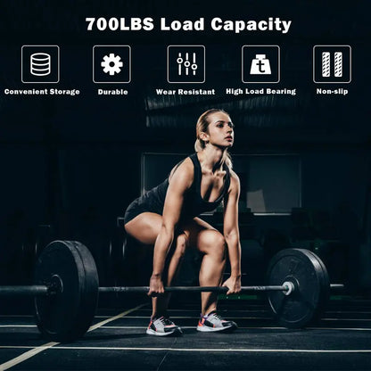 7-Foot Solid Olympic Barbell  Rated for 7001000 lbs, Compatible with 2-Inch Plates
