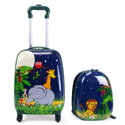 Kids’ Luggage Set  Two Lightweight Carry-Ons (12″ and 16″) for Travel