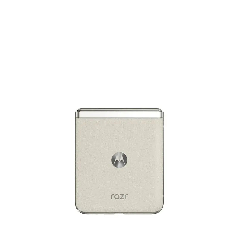 Motorola razr (2023) Unlocked Foldable Smartphone  Vanilla Cream, 8GB RAM / 128GB Storage, 32MP Camera