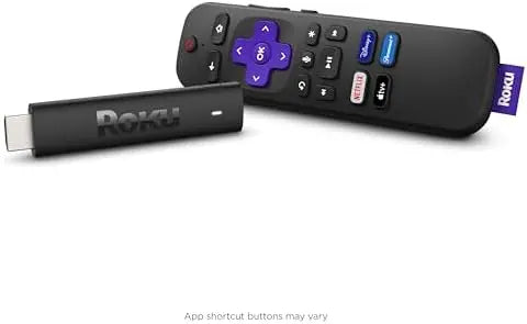 Roku Streaming Stick 4K 2021 Renewed  HDR, Dolby Vision, Voice Remote, TV Controls