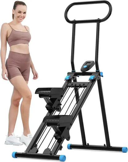 Compact Folding Stair Stepper for Cardio Training and Home Gym Use