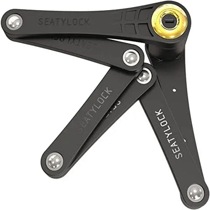 FoldyLock 90cm Folding Bike Lock  High Security, Sold Secure Gold, Anti-Theft Smart Guard with Keys