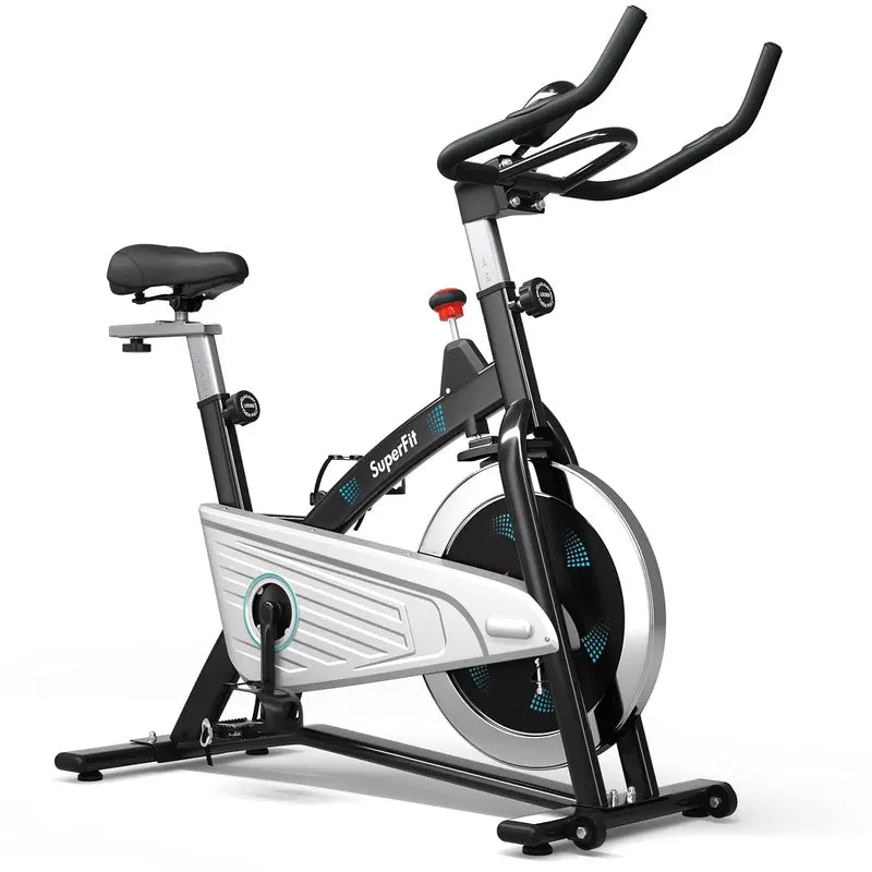 Magnetic Resistance Stationary Bike with Quiet Belt Drive and Ergonomic Design