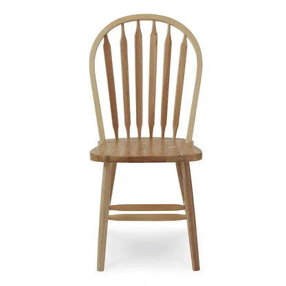 Windsor-Style Solid Wood Dining Chair  Classic Arrowback Design for Formal or Casual Spaces