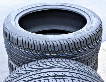 All-Season Radial Tire Set  4× F215/60R16, XL Load Rating (99V), 4-Ply BSW Design, UTQG 380AA Rating