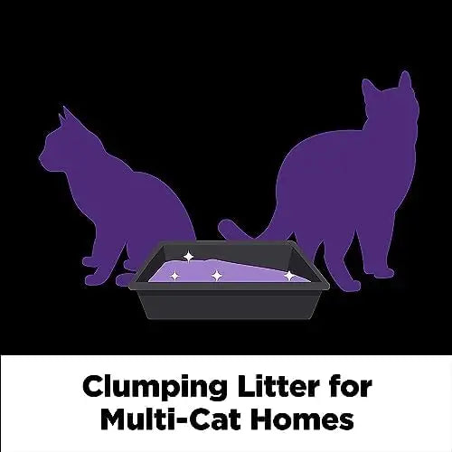 Arm & Hammer SLIDE Platinum 18 lb Multi-Cat Clumping Litter with 14-Day Odor Control