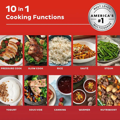 Pot Pro Plus 6-Quart Wi-Fi Smart 10-in-1 Cooker with App & 800+ Recipes