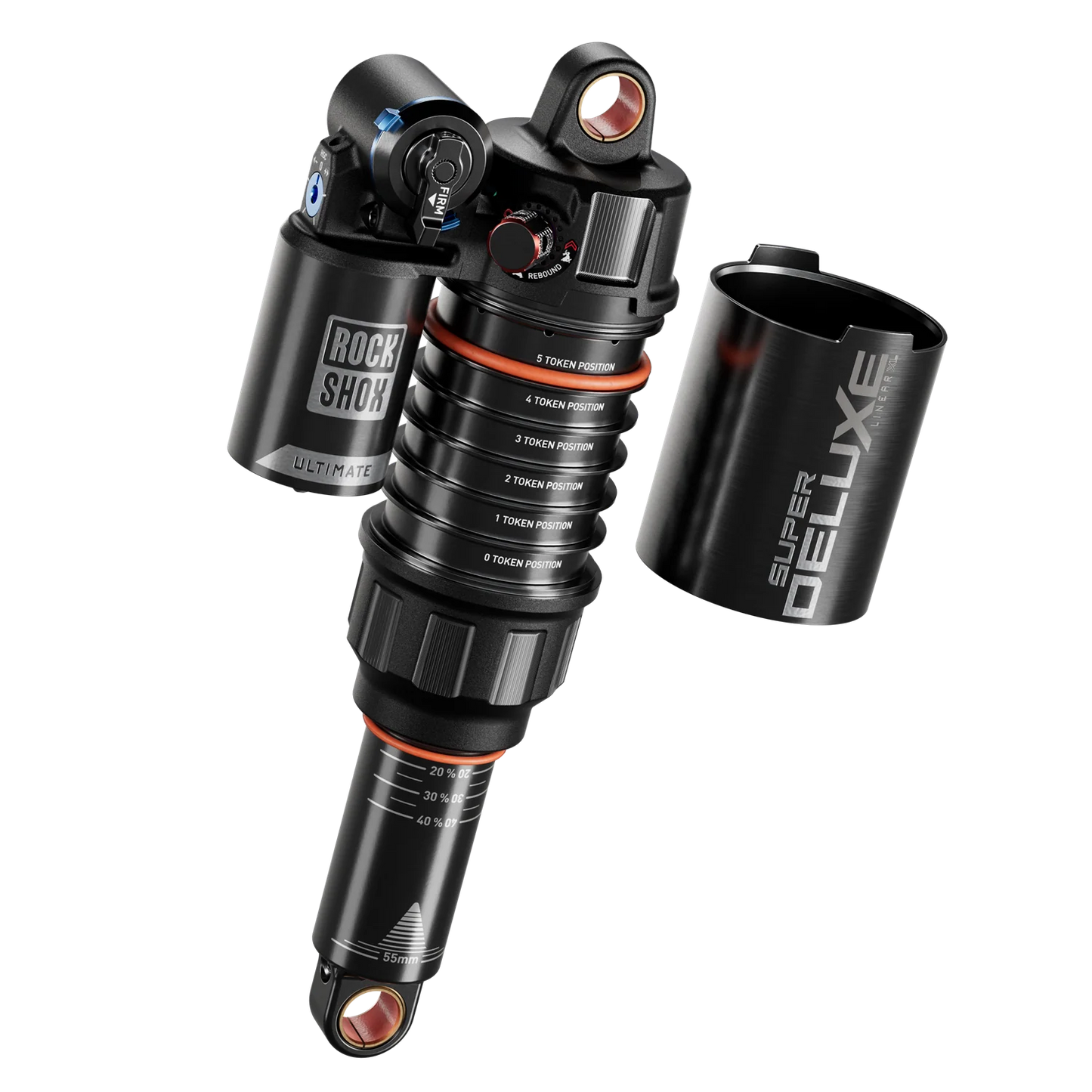 Amortisseur ROCKSHOX SUPER DELUXE ULTIMATE RC2T LINEAR XL D1 Trunnion pour Trek Fuel EX Gen6 2023-2025