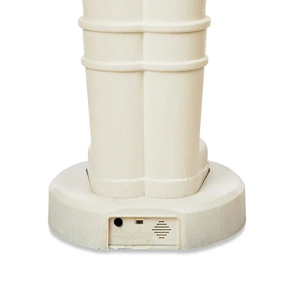 Holiday Time Animated White Nutcracker Blow Mold  75-Inch Tall Holiday Decor with Motion & Light Effects