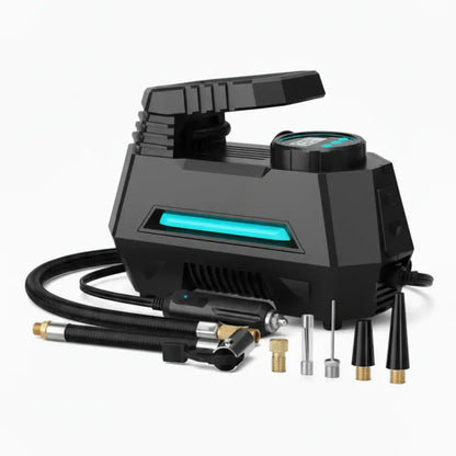 Digital 12V Tire Inflator with Auto Shut-Off, LED Display & 100 PSI Capacity