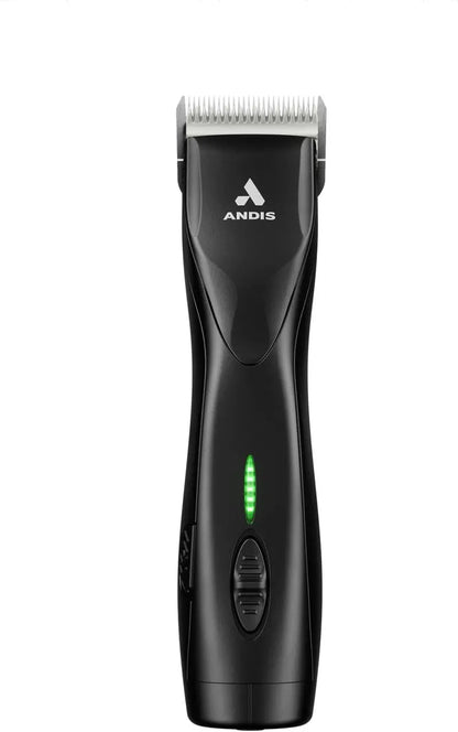 Andis Pulse Zr II Cordless Dog Clipper, 5-Speed, Detachable Blade, Removable Lithium-Ion Battery, LED Charge Light, Black