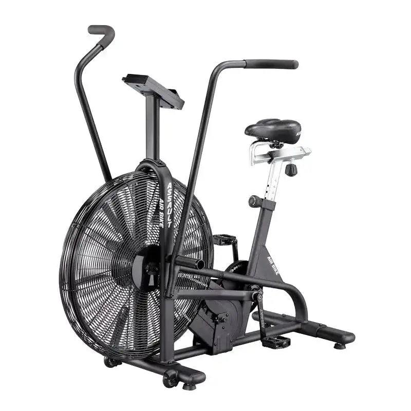 Lifecore Fitness Assault Air Bike  Commercial-Grade Indoor Cycling Trainer with Fan-Driven Resistance