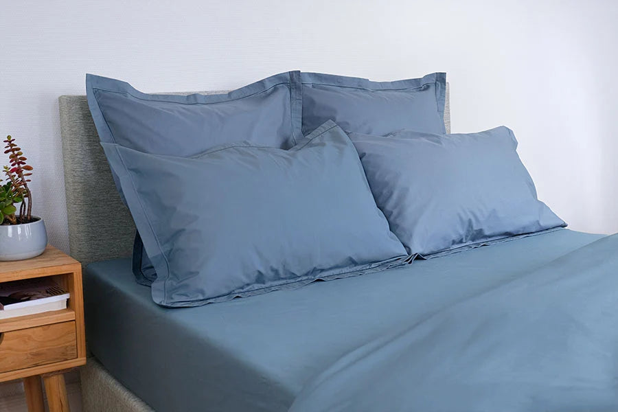 Taie d'oreiller x2 percale de coton