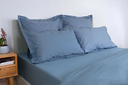 Taie d'oreiller x2 percale de coton