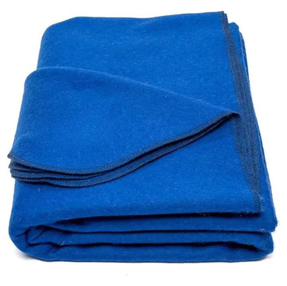 Wool-Blend Travel Blanket (64″ x 88″)  Compact, Warm Throw for Camping & On-the-Go Use