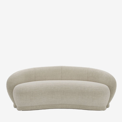 Canap  design tissu beige Bianca
