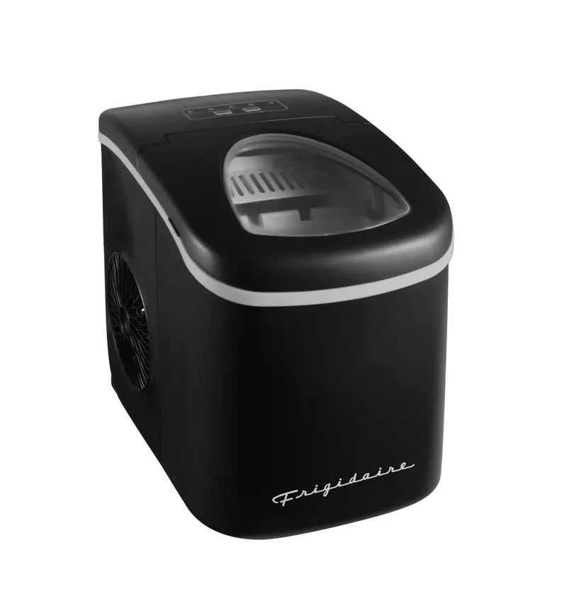 Frigidaire EFIC128 26 lb Retro-Style Portable Ice Maker  Black