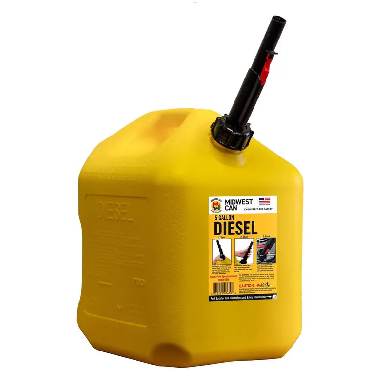 5-Gallon Auto-Shutoff Diesel Fuel Can  Heavy-Duty Portable Container Set (4-Pack)