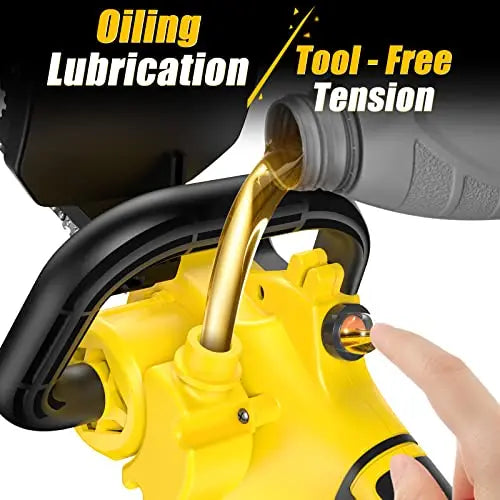 2-in-1 Brushless Pole Saw   Mini Chainsaw, IMOUMLIVE 8  Cutting Cordless Power Pole Saw for Wood Cutting, Trimming