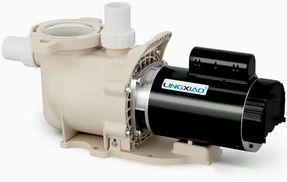 1.5 HP Single-Speed In-Ground Pool Pump — 6900 GPH, Low-Noise, High-Suction Design with Filter Basket
