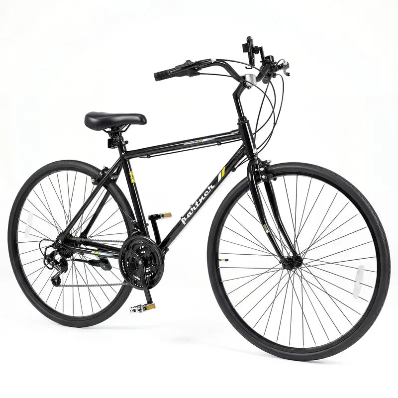 18-Speed Hybrid Commuter Bike  700C Wheels, Shimano Drivetrain, Urban Ready