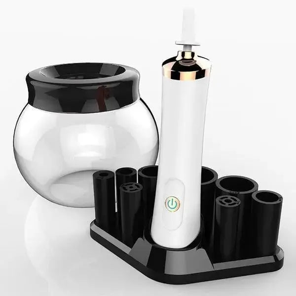 Wrinse™ Electric Makeup Brush Cleaner & Spin Dryer with 8 Attachments, Cordless Design