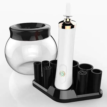 Wrinse™ Electric Makeup Brush Cleaner & Spin Dryer with 8 Attachments, Cordless Design