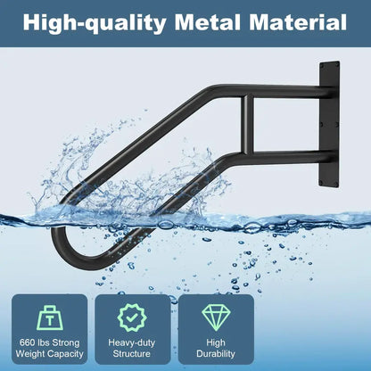 Non-Slip Wall-Mount Stair Handrail  Supportive Grab Bar for Seniors, Children & Expectant Mothers
