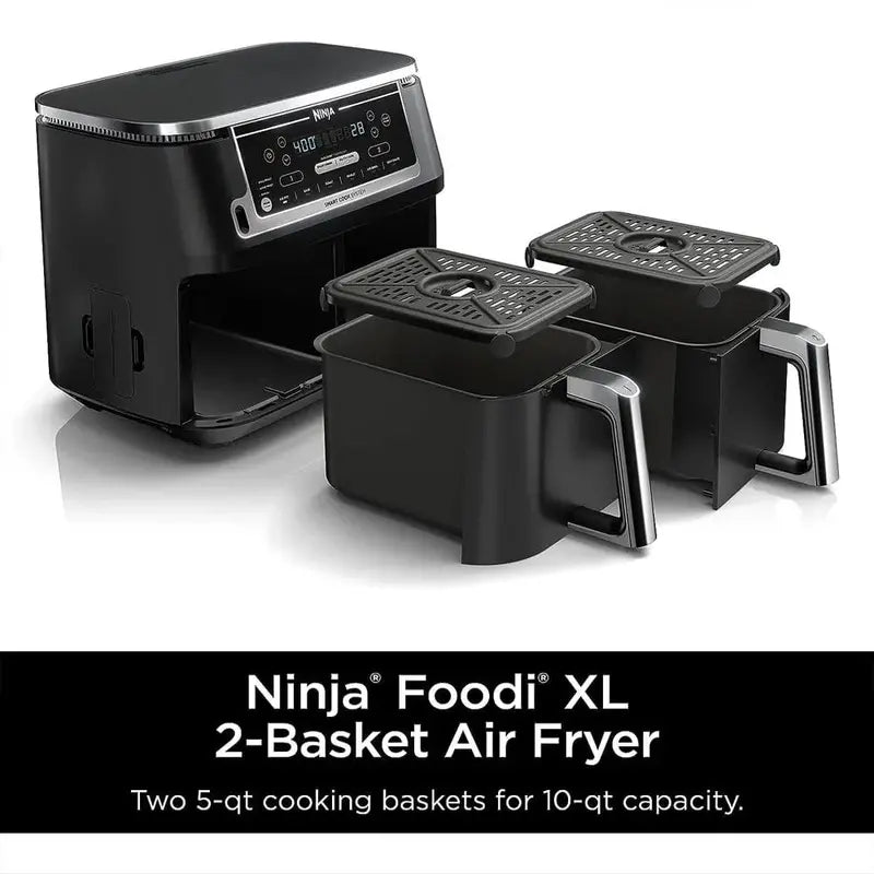 Ninja DZ550 Foodi DualZone Oven  10-Quart 6-in-1 Smart Air Fryer & Roaster