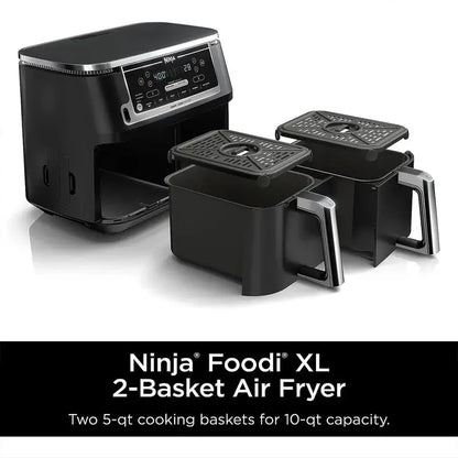 Ninja DZ550 Foodi DualZone Oven  10-Quart 6-in-1 Smart Air Fryer & Roaster