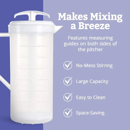 The Original MixStir Mixing Pitcher  White