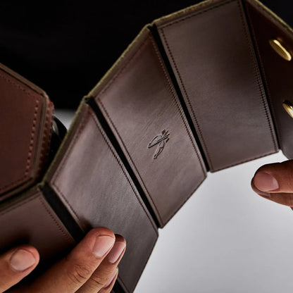Triple Watch Roll - Brown
