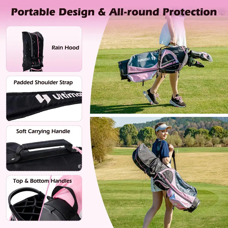Women’s 11-Piece Golf Club Set with Oversized 460cc Driver
