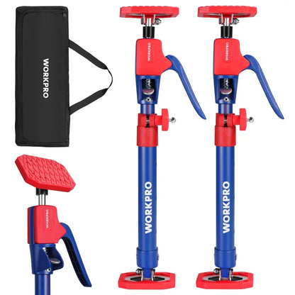 WORKPRO Adjustable Cabinet Support Jack Pole for Safe Installation