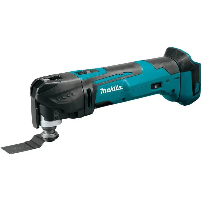 Makita 18-Volt LXT Battery and Rapid Optimum Charger Starter Pack (5.0Ah) with bonus 18V LXT Oscillating Multi-Tool BL1850BDC2XMT03